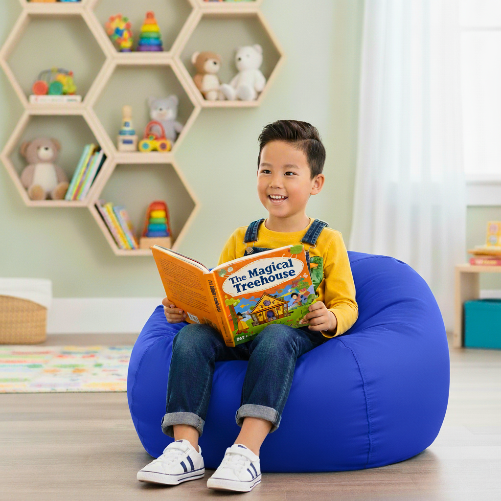 Pouf classique pour enfants Dojo