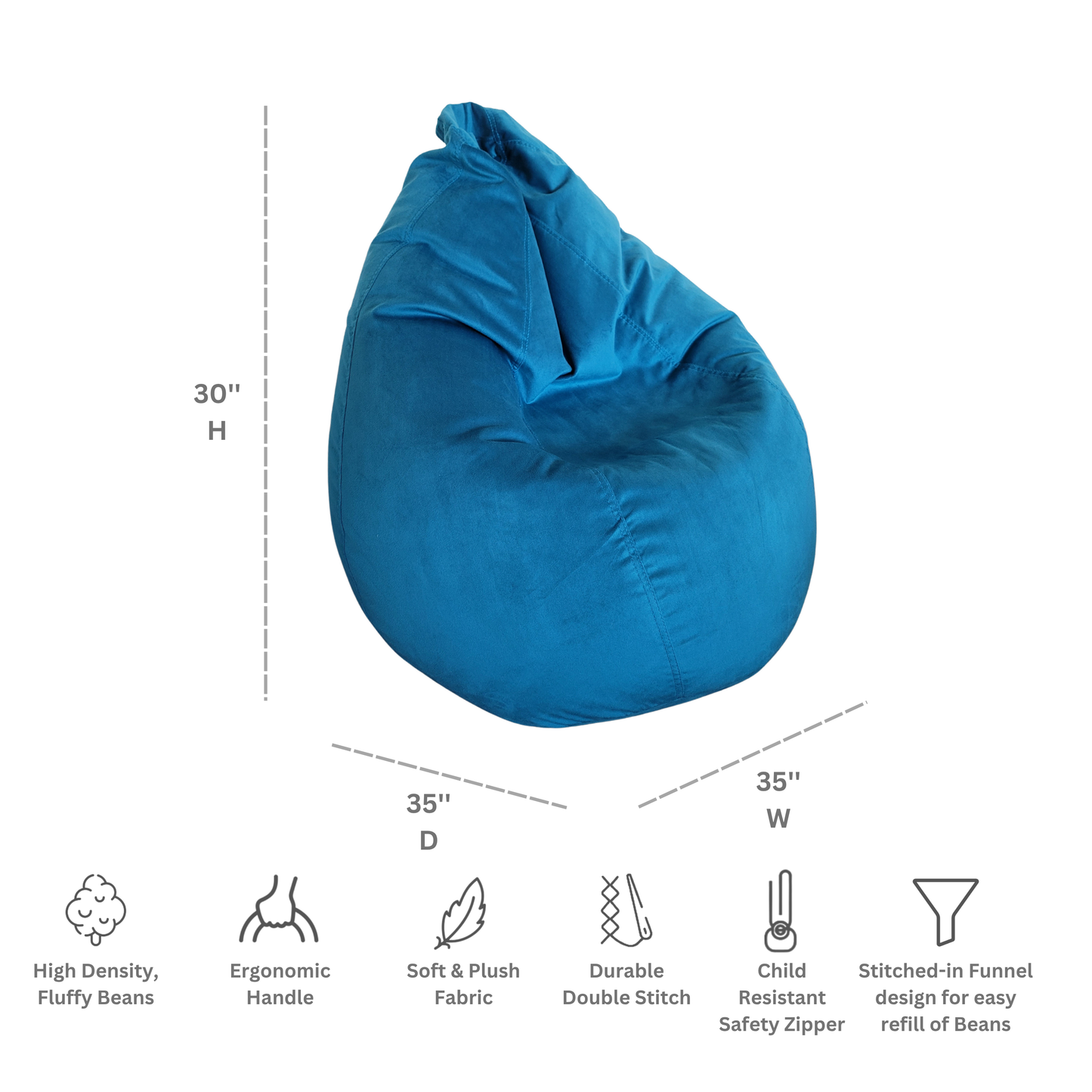 Dojo Teardrop Bean Bag