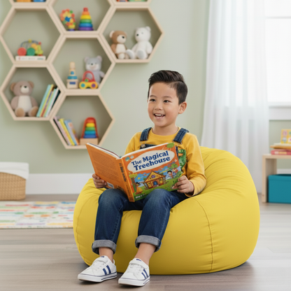 Pouf classique pour enfants Dojo