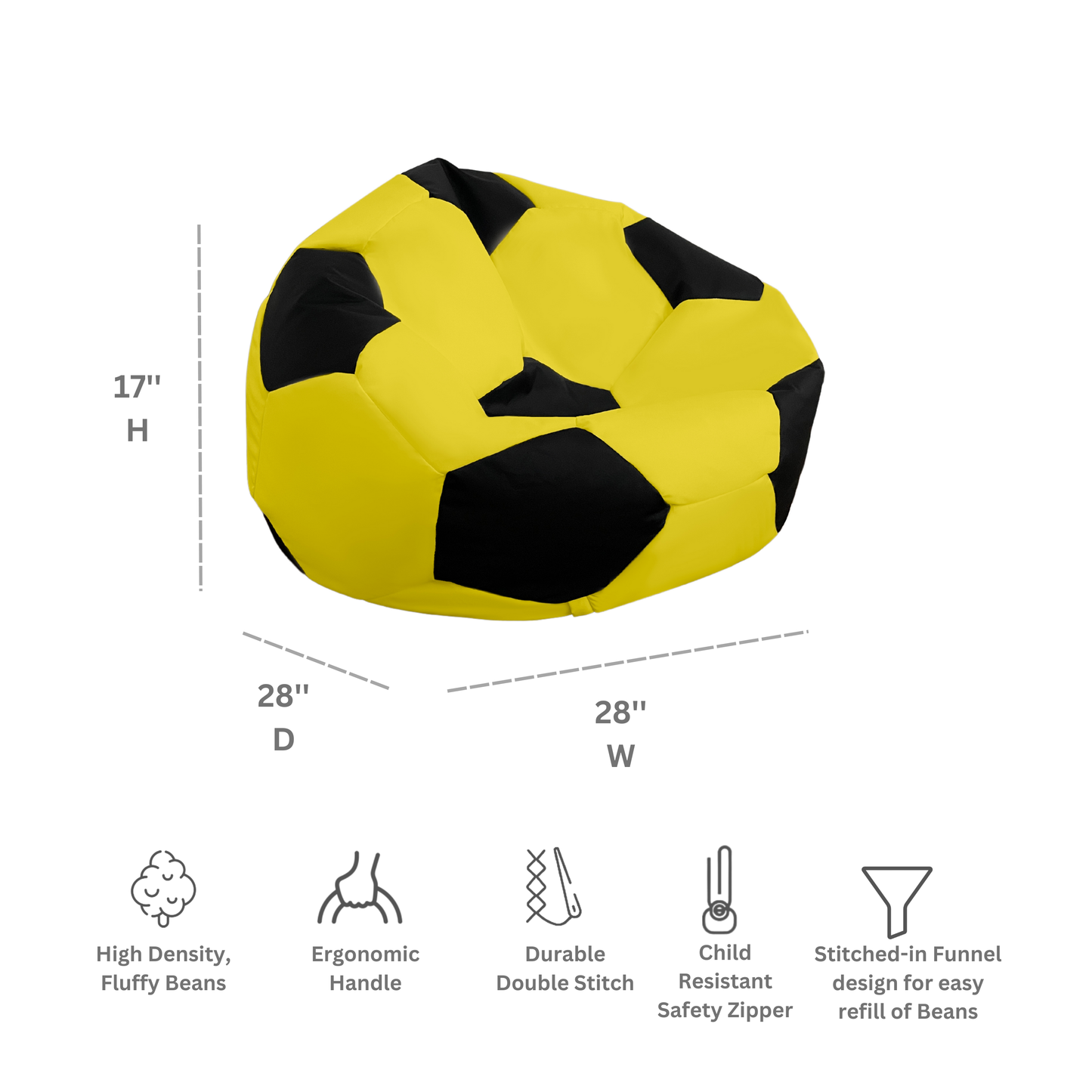 Dojo Football Kids Bean Bag