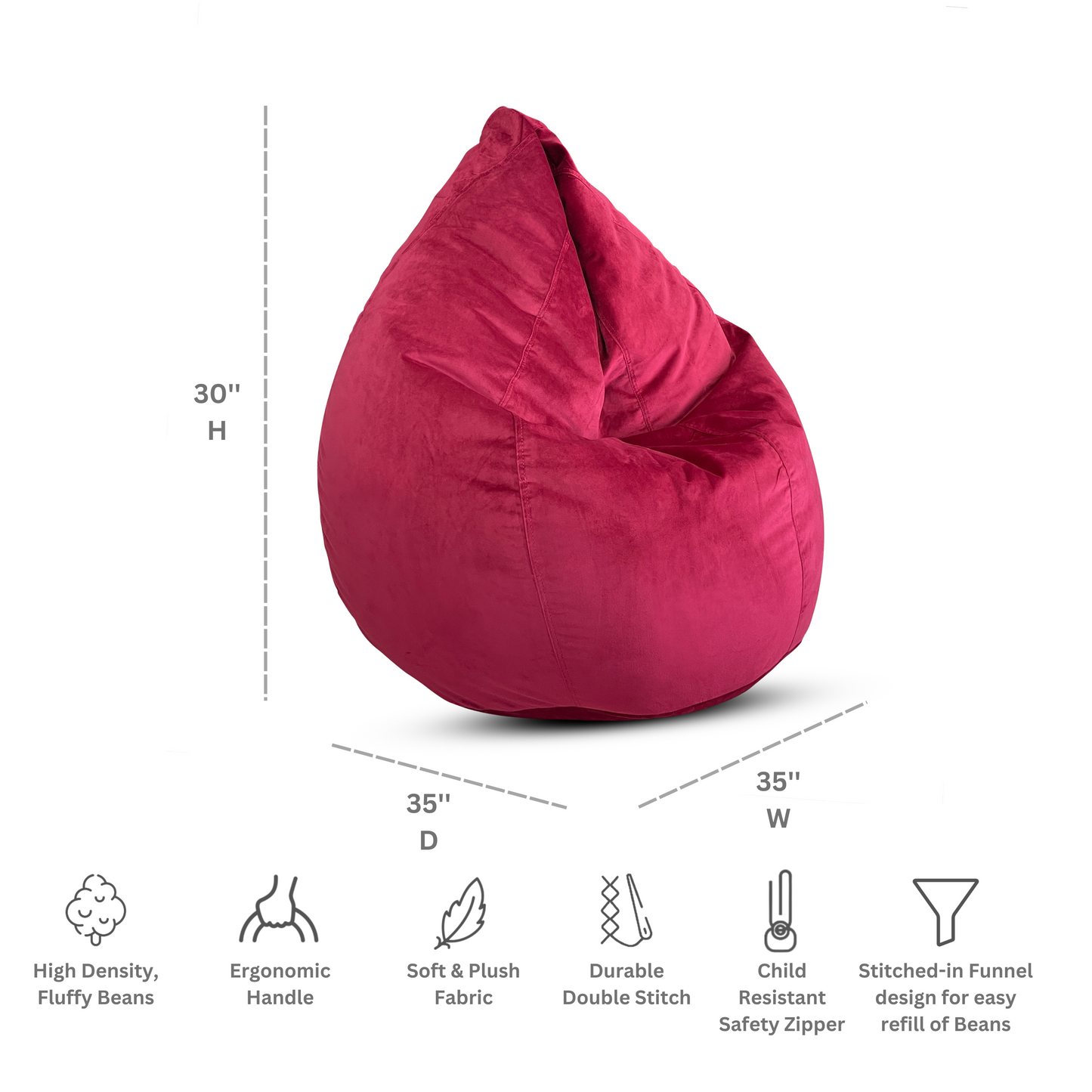 Dojo Teardrop Bean Bag