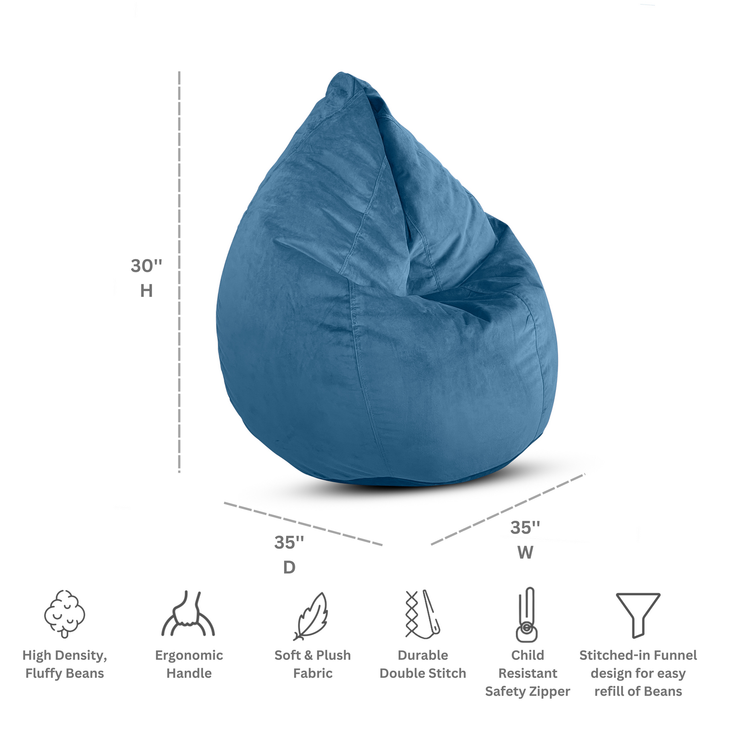 Dojo Teardrop Bean Bag