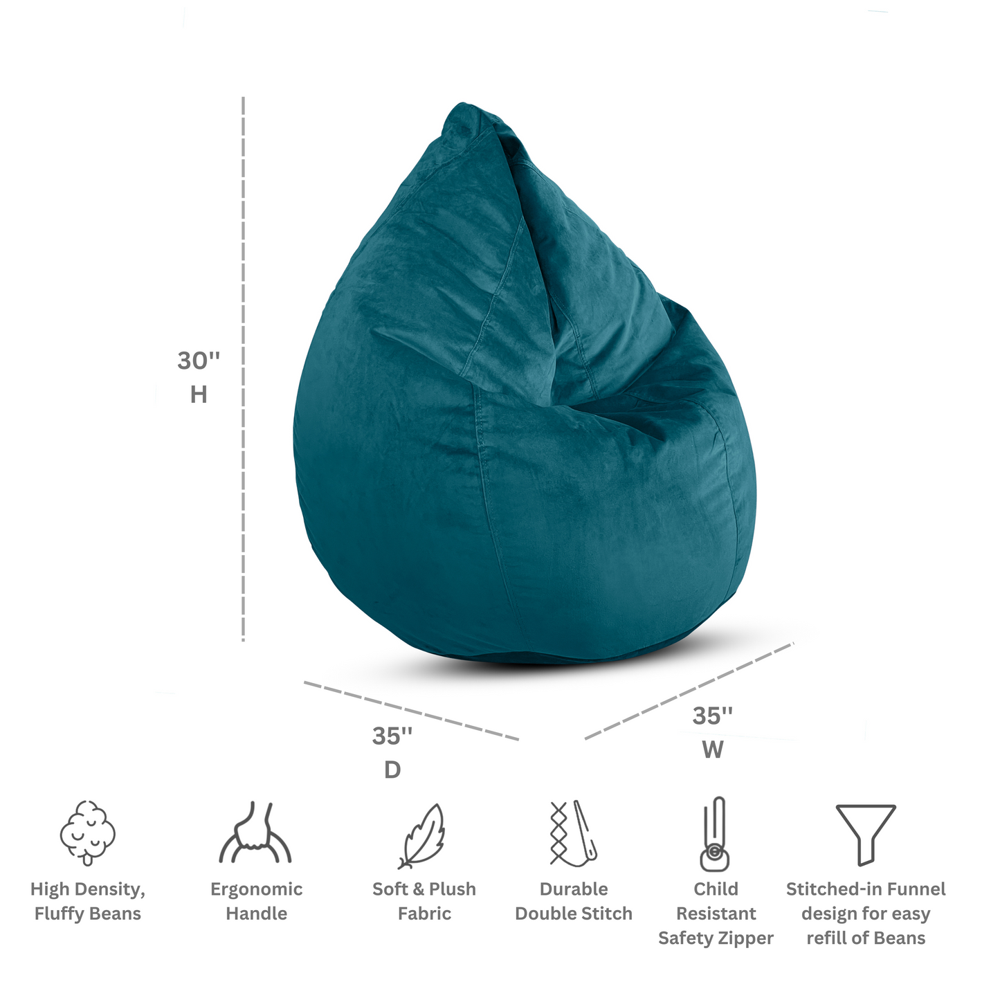 Dojo Teardrop Bean Bag