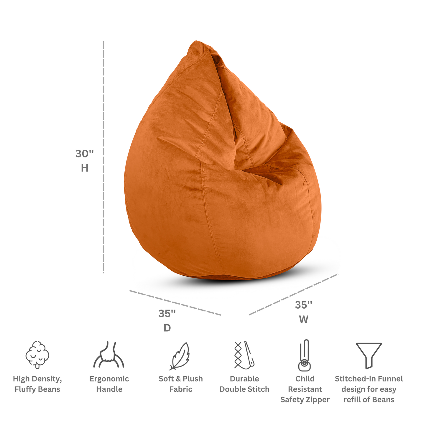 Dojo Teardrop Bean Bag