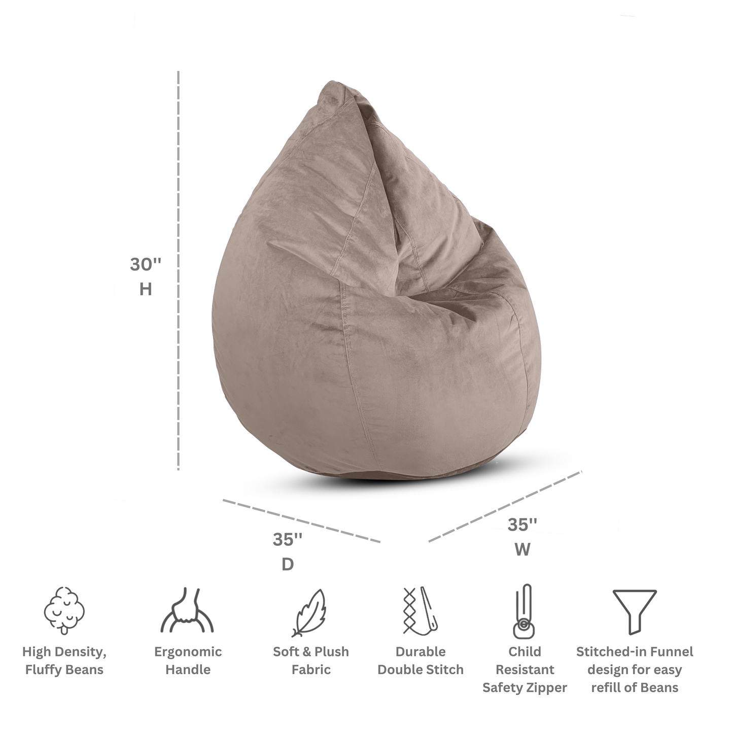 Dojo Teardrop Bean Bag
